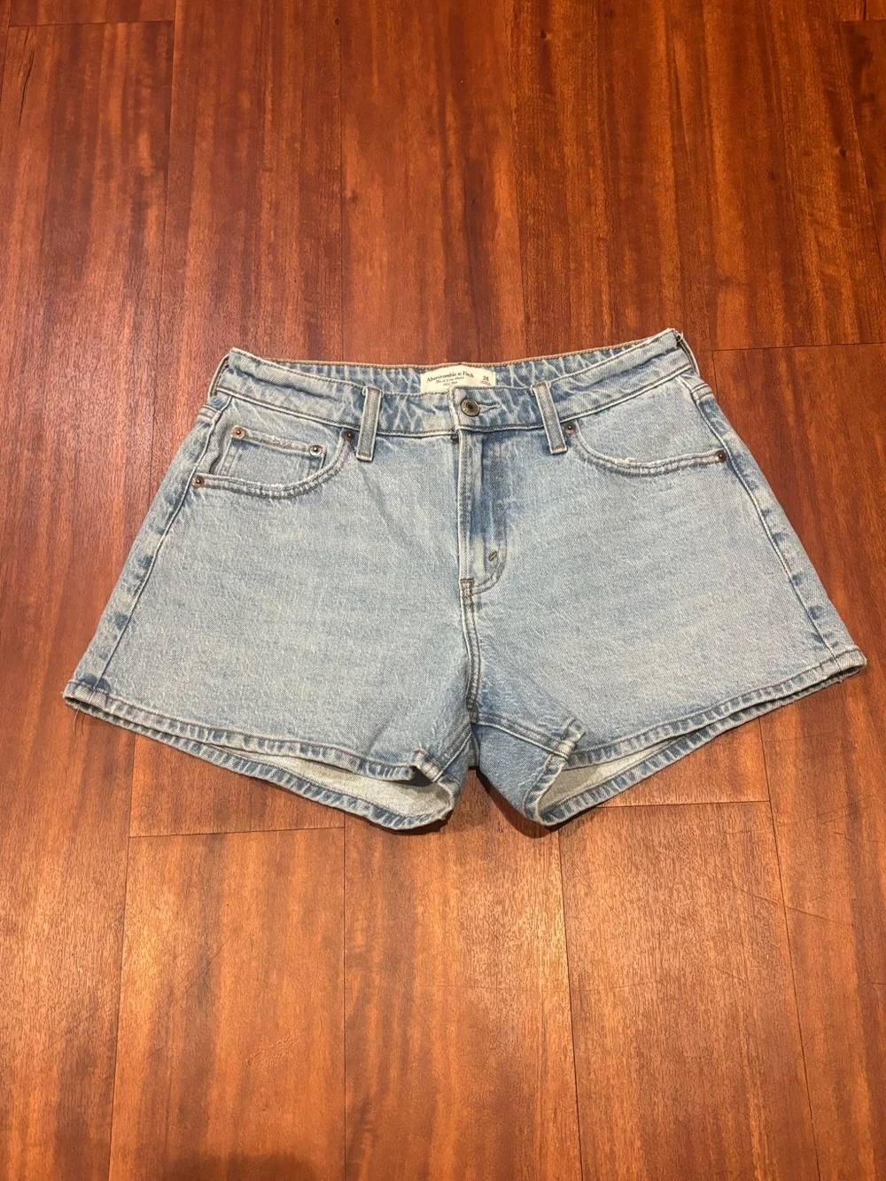 Abercrombie & Fitch Mid Rise A-Line Shorts